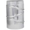 Imperial Mfg Imperial 7 in. D X 7 in. D Adjustable 90 deg Galvanized Steel Furnace Pipe Elbow GV0299-C - alternate 2